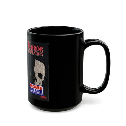 TERROR IN THE AISLES (VHS COVER) - Black Coffee Mug - Go Mug Yourself