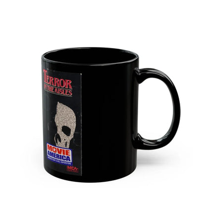 TERROR IN THE AISLES (VHS COVER) - Black Coffee Mug-Go Mug Yourself