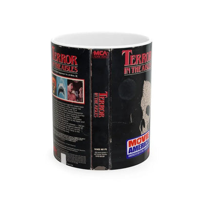 TERROR IN THE AISLES (VHS COVER) - White Coffee Mug 11oz - Go Mug Yourself