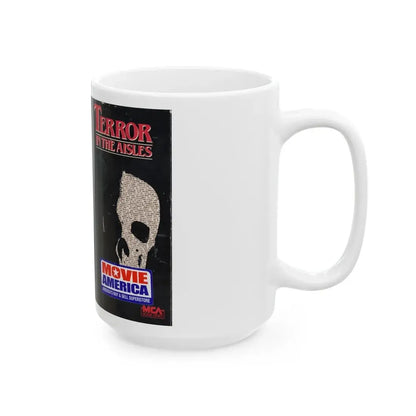 TERROR IN THE AISLES (VHS COVER) - White Coffee Mug - Go Mug Yourself