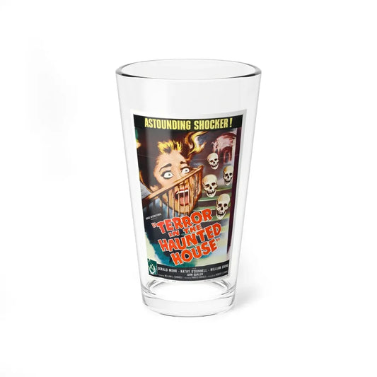 TERROR IN THE HAUNTED HOUSE 1958 Movie Poster - Pint Glass 16oz 16oz - Go Mug Yourself