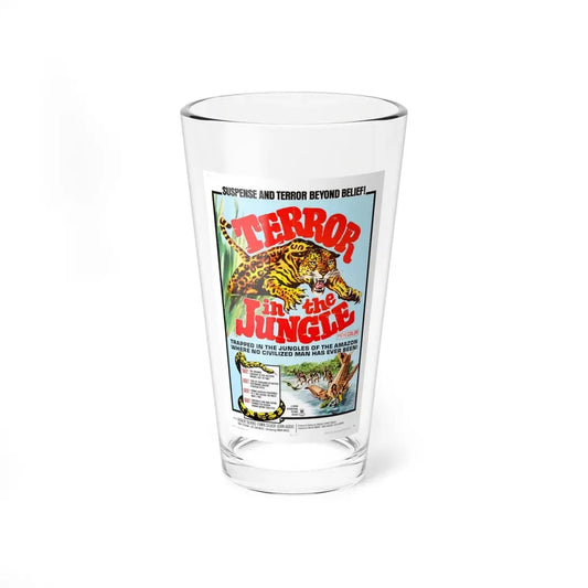 TERROR IN THE JUNGLE 1968 Movie Poster - Pint Glass 16oz 16oz - Go Mug Yourself