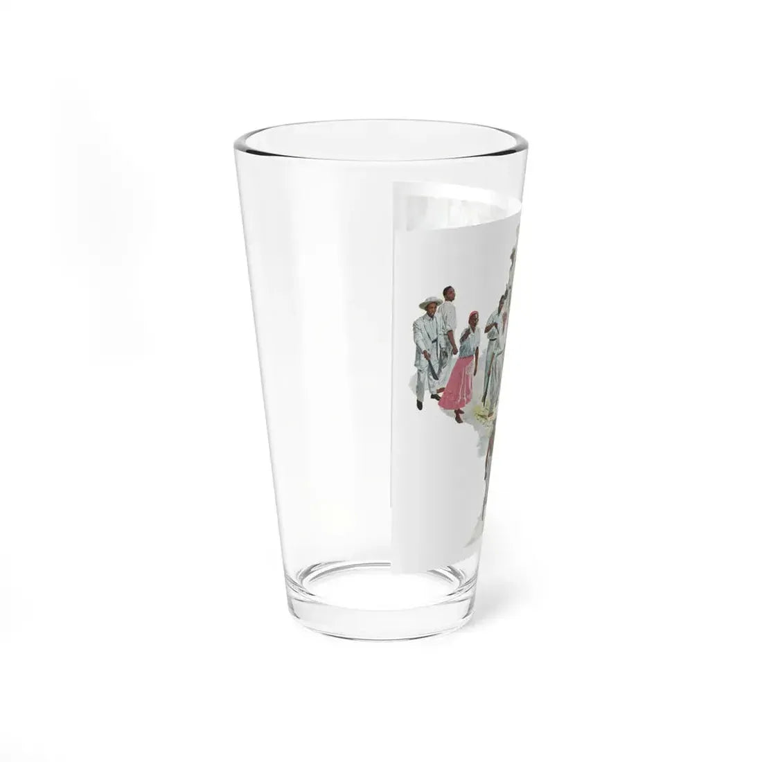 Terror In The Streets by Richard Stern, The Saturday Evening Post, 1958 (Magazine Illustration) Pint Glass 16oz - Go Mug Yourself