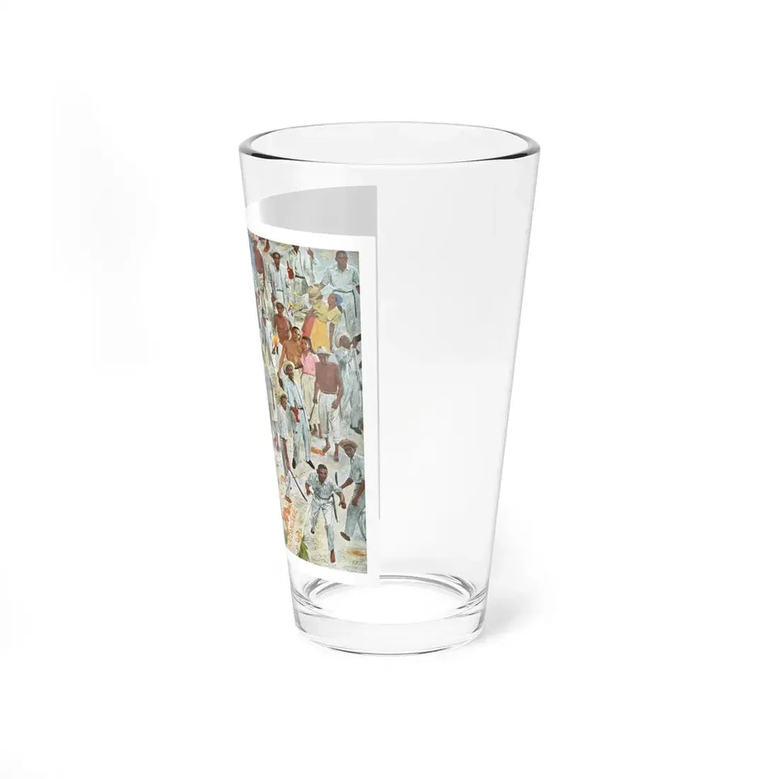 Terror In The Streets by Richard Stern, The Saturday Evening Post, 1958 (Magazine Illustration) Pint Glass 16oz - Go Mug Yourself