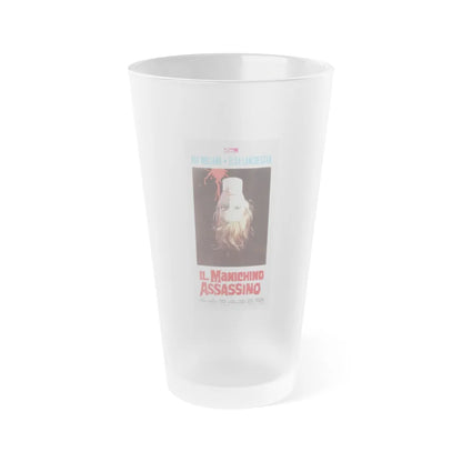 TERROR IN THE WAX MUSEUM (ITALIAN) 1973 Movie Poster - Frosted Pint Glass 16oz-Go Mug Yourself