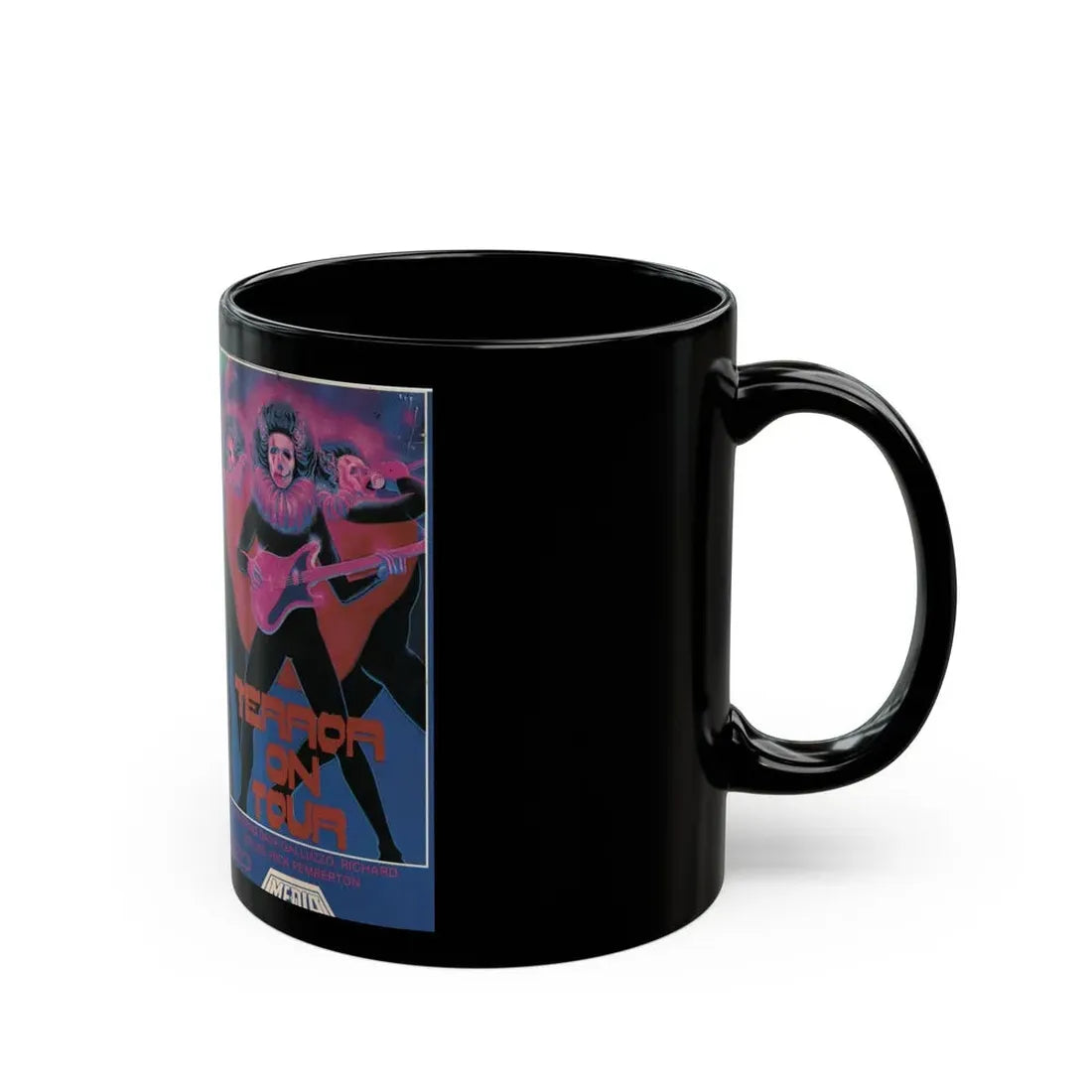 TERROR ON TOUR (VHS COVER) - Black Coffee Mug - Go Mug Yourself