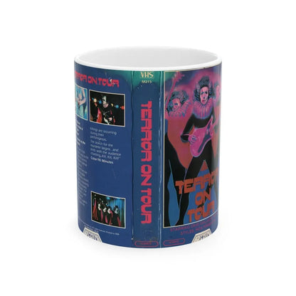 TERROR ON TOUR (VHS COVER) - White Coffee Mug 11oz - Go Mug Yourself