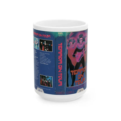 TERROR ON TOUR (VHS COVER) - White Coffee Mug 15oz - Go Mug Yourself