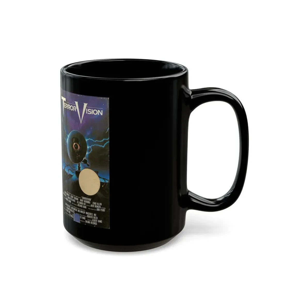 TERROR VISION (VHS COVER) - Black Coffee Mug - Go Mug Yourself