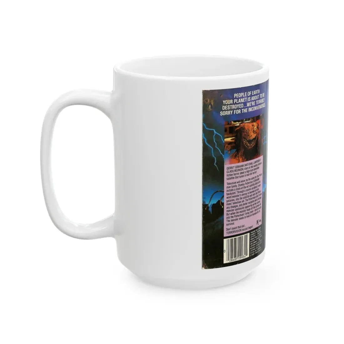 TERROR VISION (VHS COVER) - White Coffee Mug - Go Mug Yourself