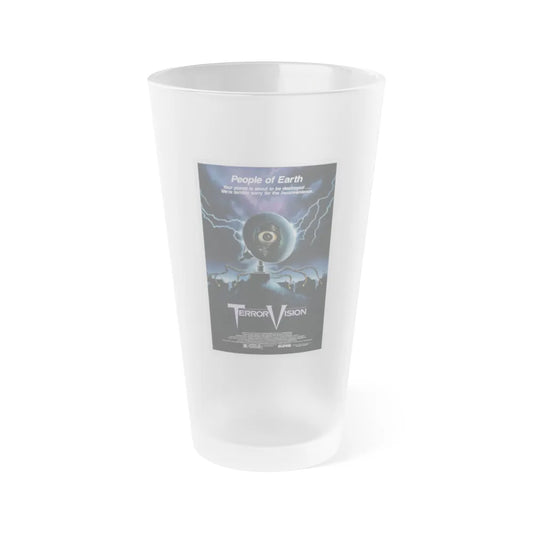 TERRORVISION 1986 Movie Poster - Frosted Pint Glass 16oz-Go Mug Yourself