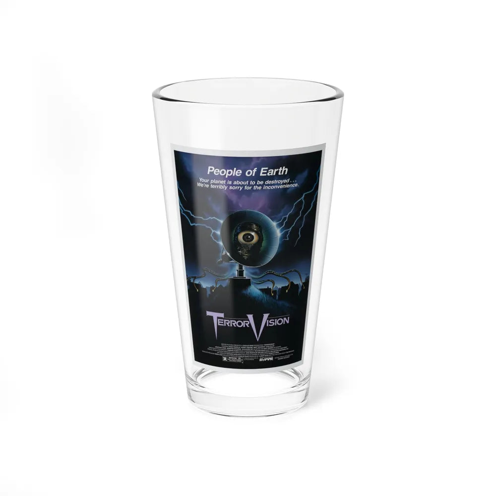 TERRORVISION 1986 Movie Poster - Pint Glass 16oz-16oz-Go Mug Yourself