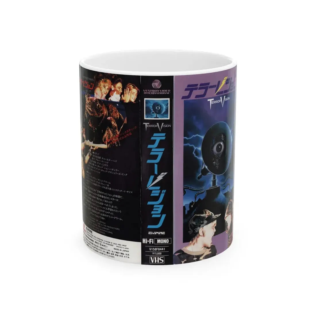 TERRORVISION (VHS COVER) - White Coffee Mug 11oz - Go Mug Yourself
