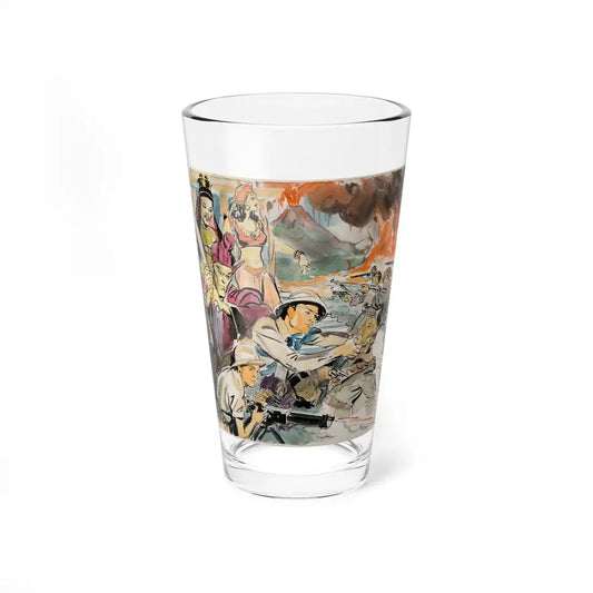 Terry and the Pirates Preliminary Art for Six-Sheet Theatrical Poster (Columbia Pictures, 1940) (Magazine Illustration) Pint Glass 16oz 16oz - Go Mug Yourself