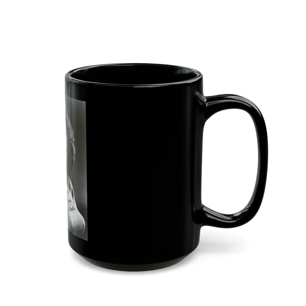 Terry Moore #07 (Vintage Female Icon) Black Coffee Mug-Go Mug Yourself