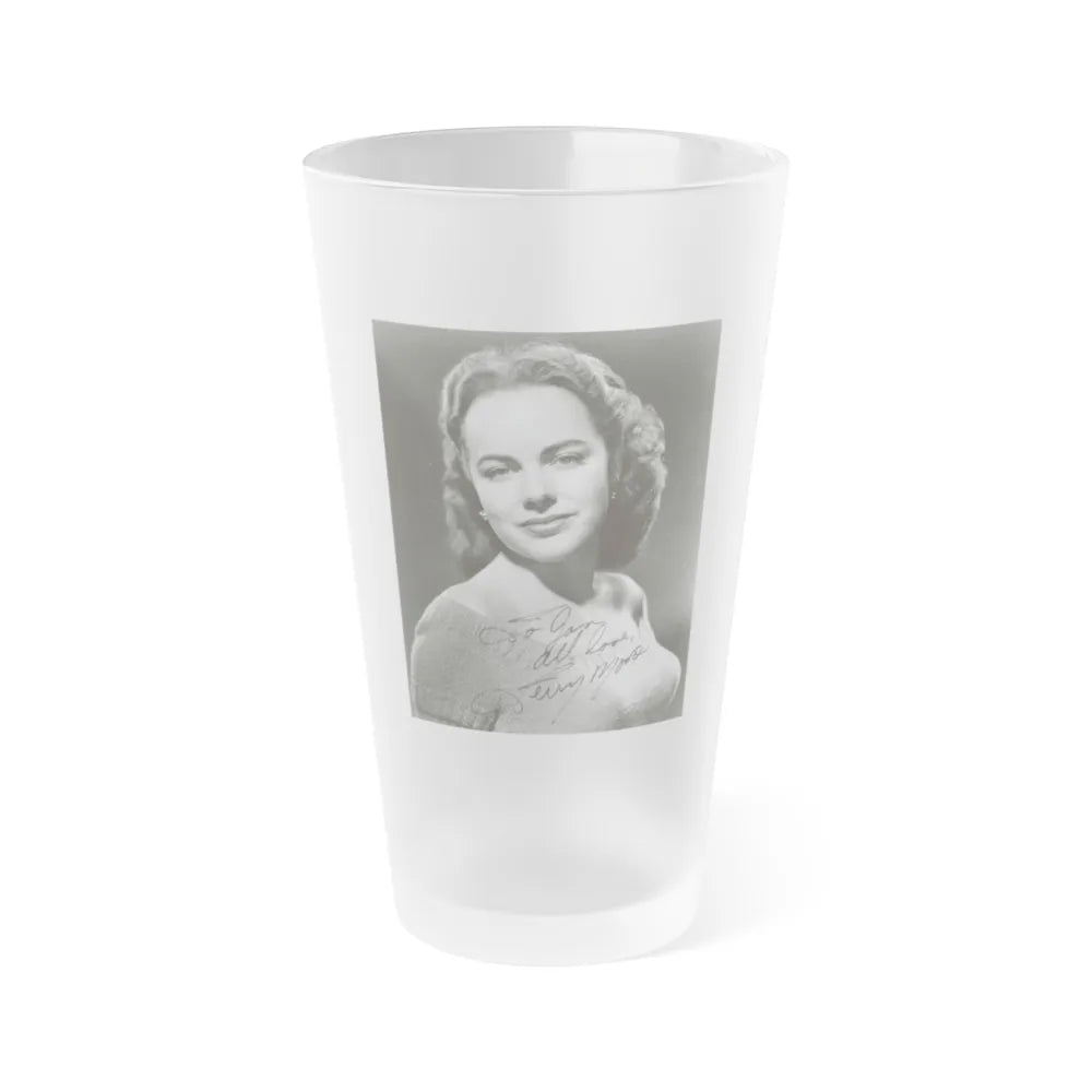 Terry Moore #07 (Vintage Female Icon) Frosted Pint Glass 16oz-16oz-Frosted-Go Mug Yourself