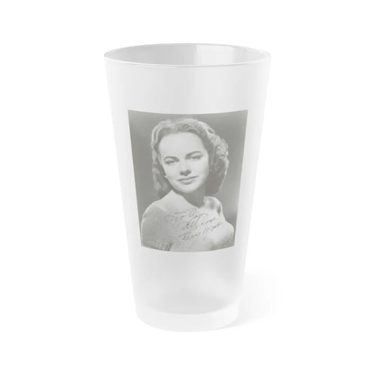 Terry Moore #07 (Vintage Female Icon) Frosted Pint Glass 16oz-16oz-Frosted-Go Mug Yourself