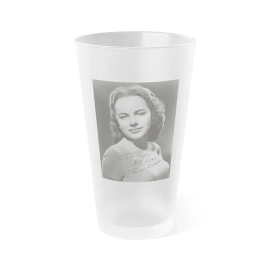 Terry Moore #07 (Vintage Female Icon) Frosted Pint Glass 16oz 16oz Frosted - Go Mug Yourself