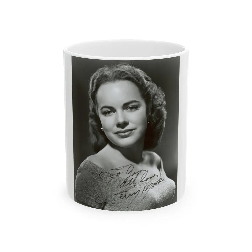 Terry Moore #07 (Vintage Female Icon) White Coffee Mug-11oz-Go Mug Yourself