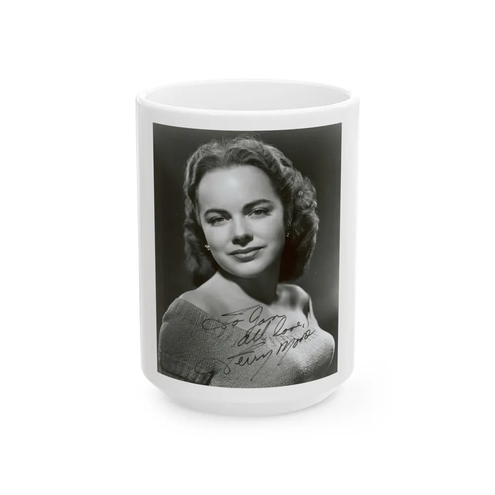 Terry Moore #07 (Vintage Female Icon) White Coffee Mug-15oz-Go Mug Yourself