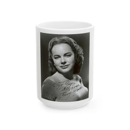 Terry Moore #07 (Vintage Female Icon) White Coffee Mug 15oz - Go Mug Yourself
