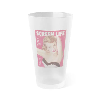 Terry Moore #09 - Mag. Cover (Vintage Female Icon) Frosted Pint Glass 16oz 16oz Frosted - Go Mug Yourself