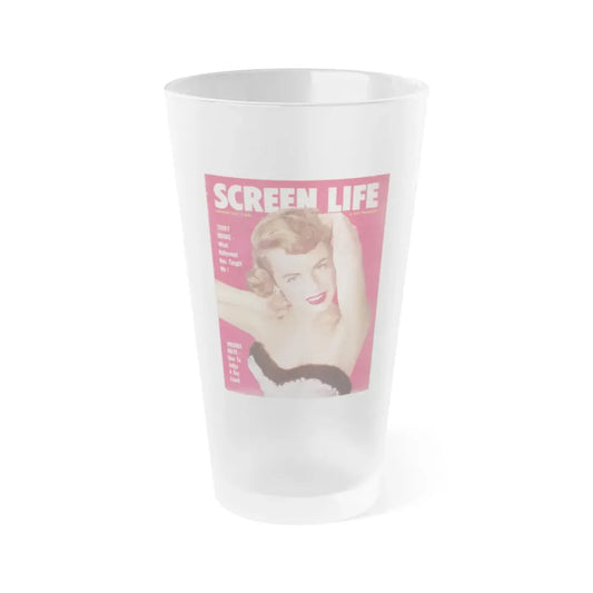 Terry Moore #09 - Mag. Cover (Vintage Female Icon) Frosted Pint Glass 16oz 16oz Frosted - Go Mug Yourself
