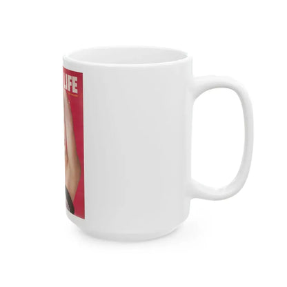 Terry Moore #09 - Mag. Cover (Vintage Female Icon) White Coffee Mug - Go Mug Yourself