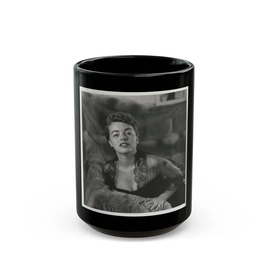 Terry Moore #104 (Vintage Female Icon) Black Coffee Mug-15oz-Go Mug Yourself