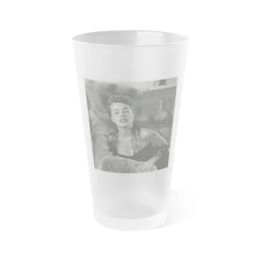 Terry Moore #104 (Vintage Female Icon) Frosted Pint Glass 16oz-16oz-Frosted-Go Mug Yourself