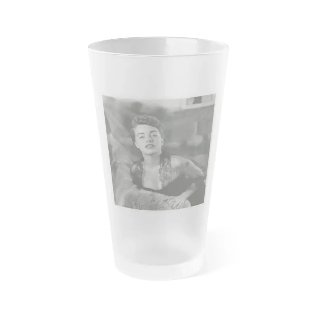 Terry Moore #104 (Vintage Female Icon) Frosted Pint Glass 16oz 16oz Frosted - Go Mug Yourself