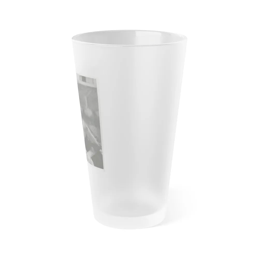 Terry Moore #104 (Vintage Female Icon) Frosted Pint Glass 16oz-Go Mug Yourself