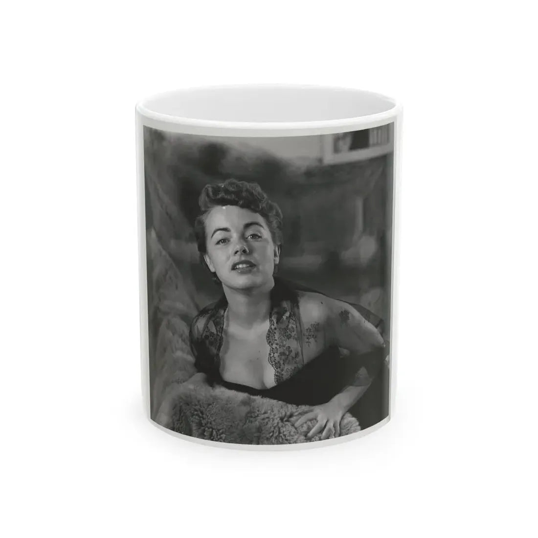 Terry Moore #104 (Vintage Female Icon) White Coffee Mug 11oz - Go Mug Yourself