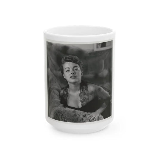 Terry Moore #104 (Vintage Female Icon) White Coffee Mug-15oz-Go Mug Yourself