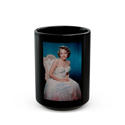 Terry Moore #111 (Vintage Female Icon) Black Coffee Mug-15oz-Go Mug Yourself