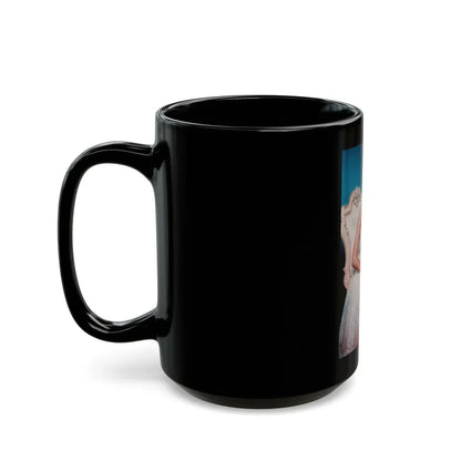Terry Moore #111 (Vintage Female Icon) Black Coffee Mug - Go Mug Yourself