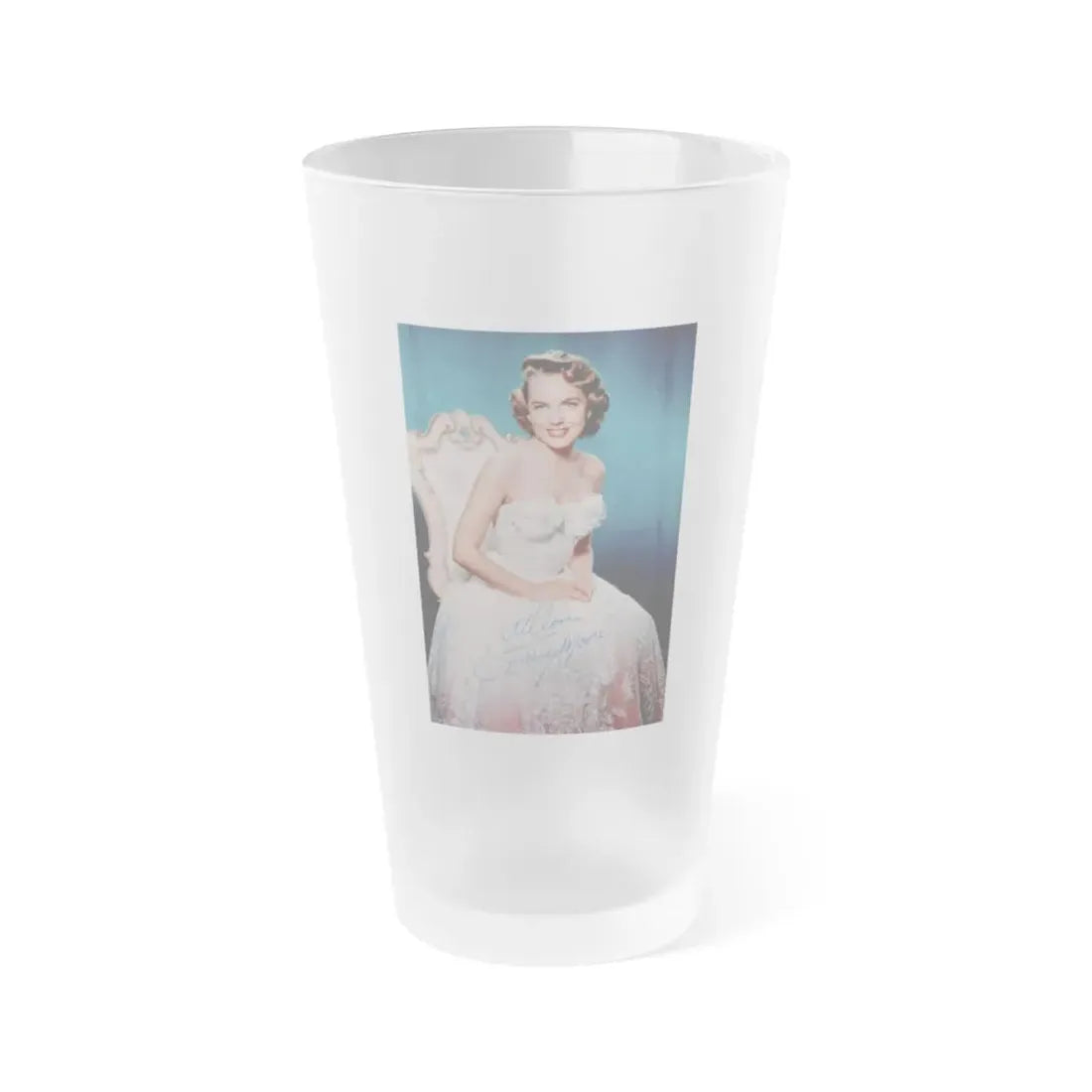 Terry Moore #111 (Vintage Female Icon) Frosted Pint Glass 16oz 16oz Frosted - Go Mug Yourself