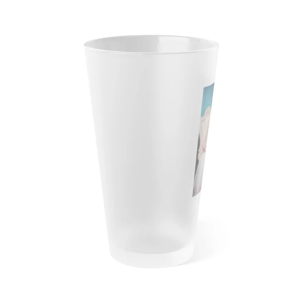 Terry Moore #111 (Vintage Female Icon) Frosted Pint Glass 16oz-Go Mug Yourself