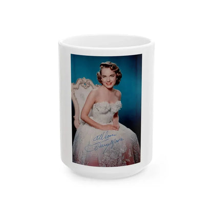 Terry Moore #111 (Vintage Female Icon) White Coffee Mug 15oz - Go Mug Yourself