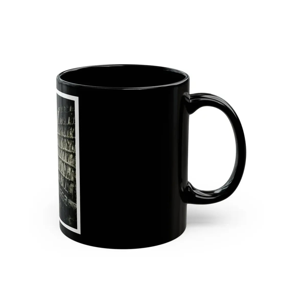 Terry Moore #112 - 1-Piece B&W Full Body Swimsuit Cheesecake Photo in Clad Heels (Vintage Female Icon) Black Coffee Mug - Go Mug Yourself