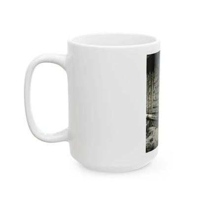 Terry Moore #112 - 1-Piece B&W Full Body Swimsuit Cheesecake Photo in Clad Heels (Vintage Female Icon) White Coffee Mug - Go Mug Yourself