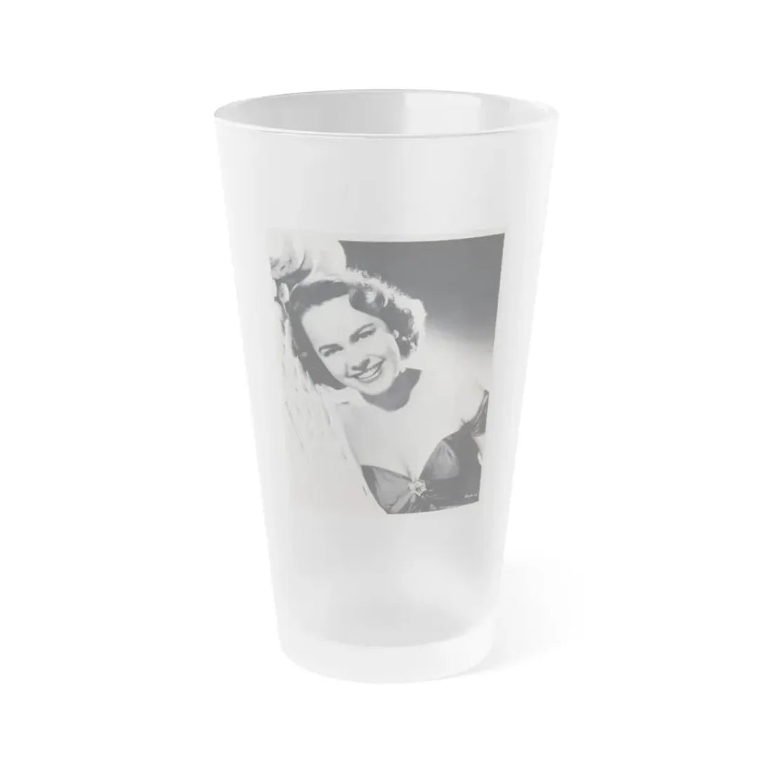 Terry Moore #116 (Vintage Female Icon) Frosted Pint Glass 16oz 16oz Frosted - Go Mug Yourself