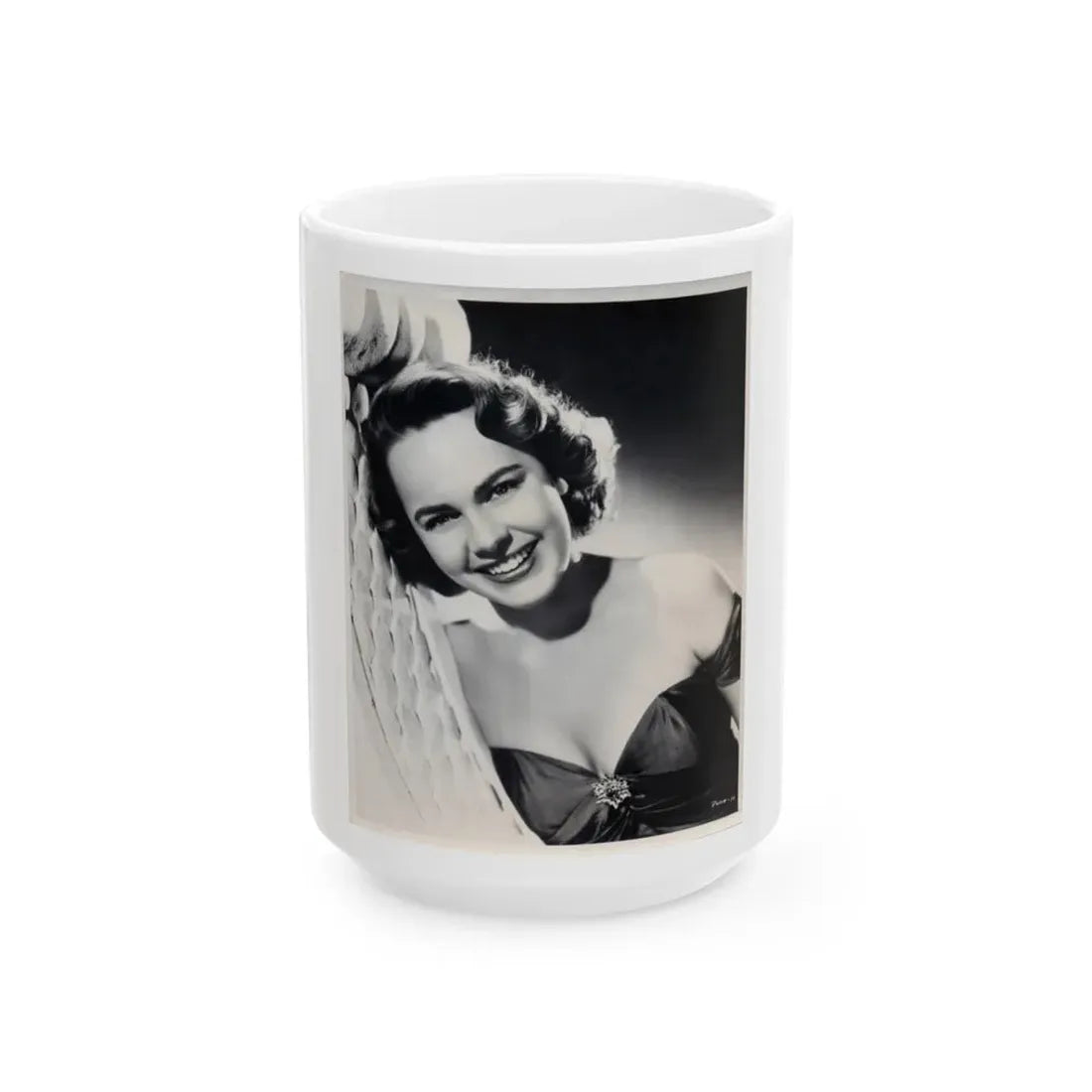 Terry Moore #116 (Vintage Female Icon) White Coffee Mug 15oz - Go Mug Yourself