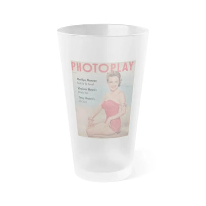 Terry Moore #117 - Mag. Cover (Vintage Female Icon) Frosted Pint Glass 16oz 16oz Frosted - Go Mug Yourself