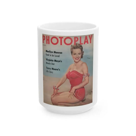 Terry Moore #117 - Mag. Cover (Vintage Female Icon) White Coffee Mug 15oz - Go Mug Yourself