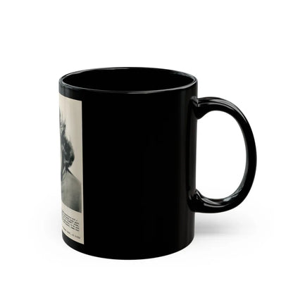Terry Moore #118 (Vintage Female Icon) Black Coffee Mug-Go Mug Yourself