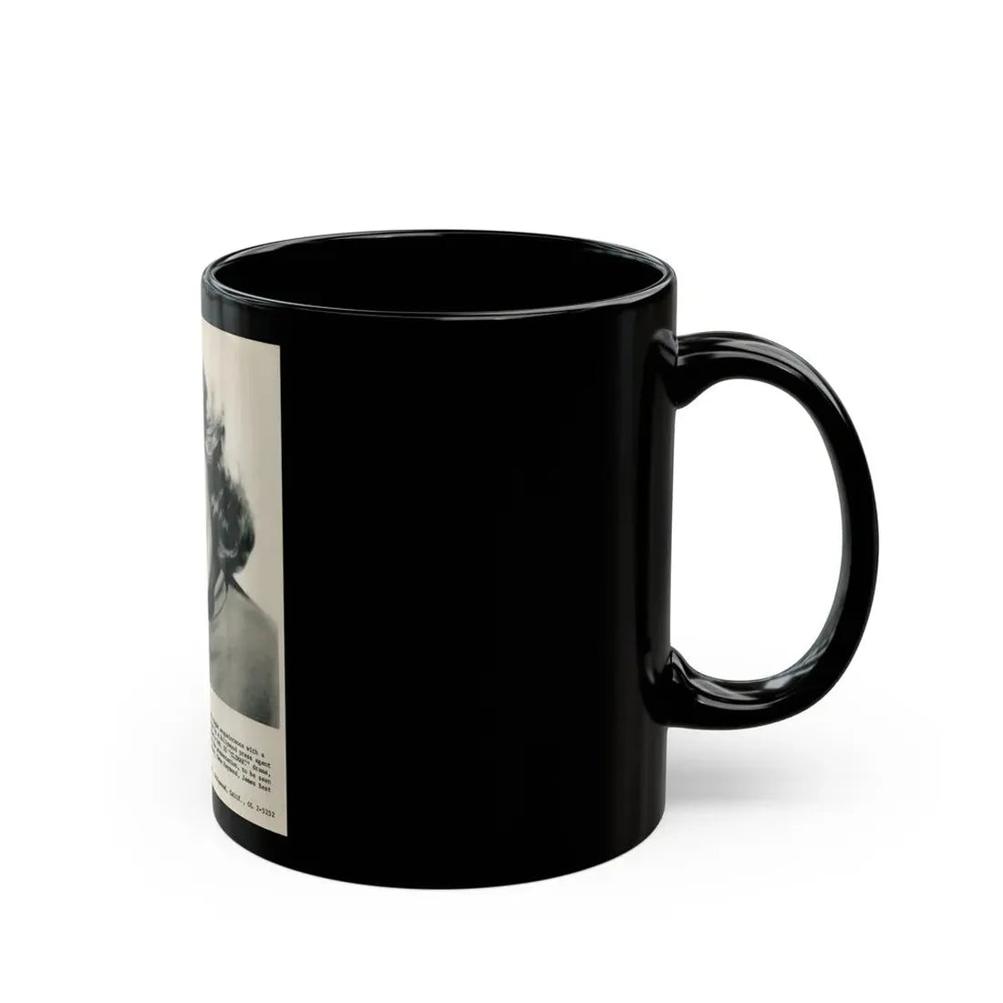 Terry Moore #118 (Vintage Female Icon) Black Coffee Mug - Go Mug Yourself