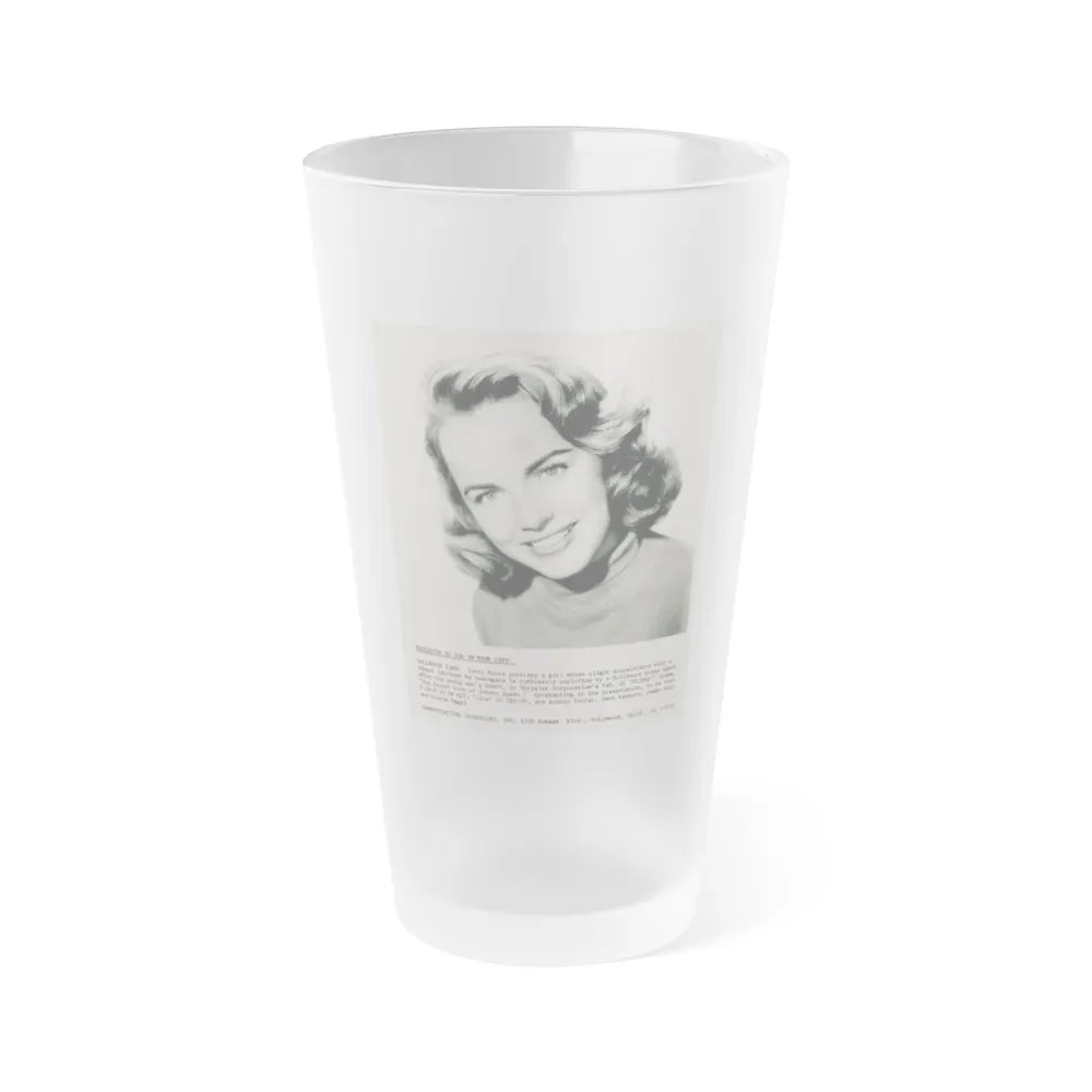 Terry Moore #118 (Vintage Female Icon) Frosted Pint Glass 16oz-16oz-Frosted-Go Mug Yourself