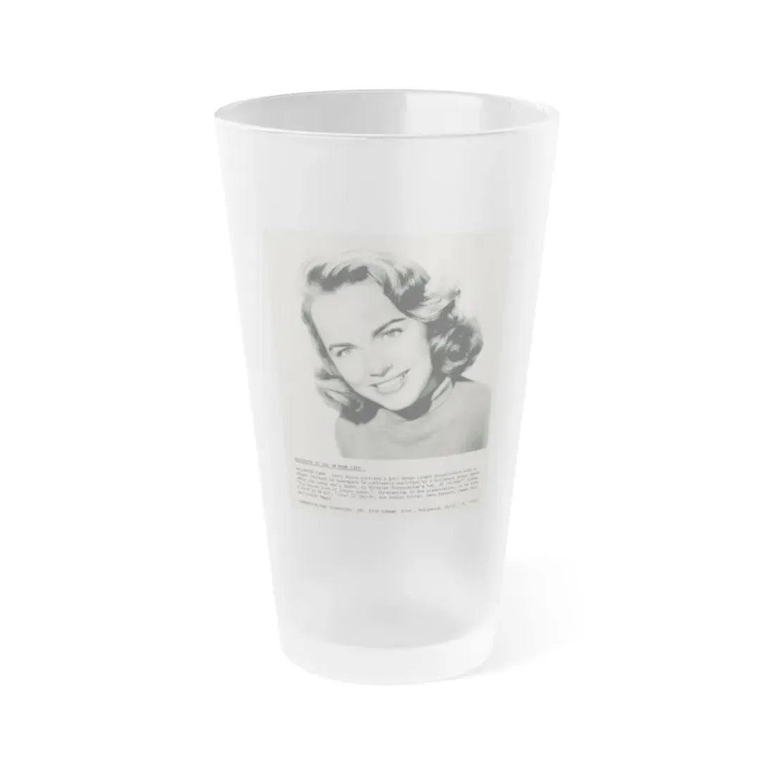 Terry Moore #118 (Vintage Female Icon) Frosted Pint Glass 16oz 16oz Frosted - Go Mug Yourself