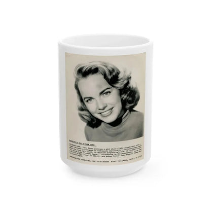 Terry Moore #118 (Vintage Female Icon) White Coffee Mug 15oz - Go Mug Yourself